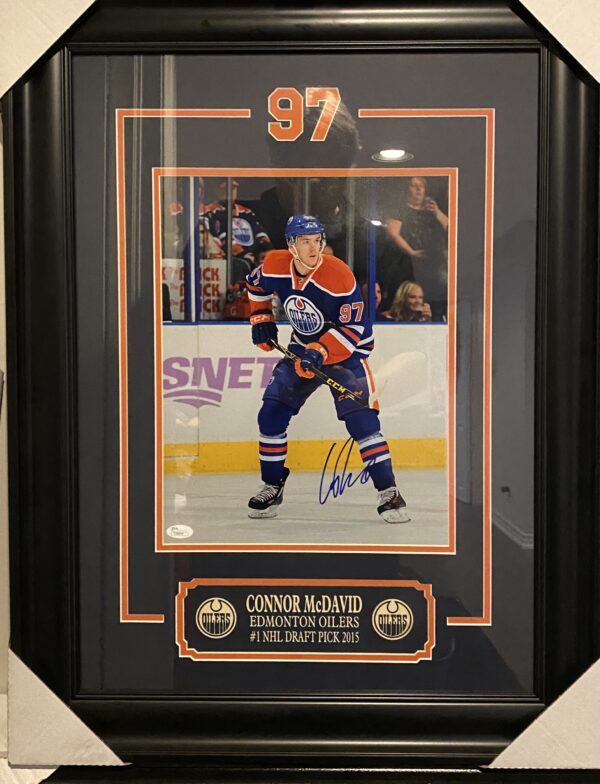 Connor McDavid Edmonton Oilers Autographed