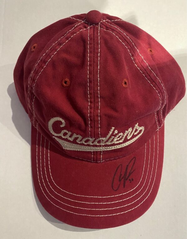 Cayden Primeau Signed Montreal Canadiens Baseball Cap