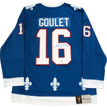 Michel Goulet Quebec Nordiques Jersey